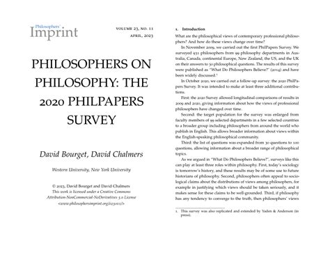 Philosophers on Philosophy: The 2020 PhilPapers Survey.
